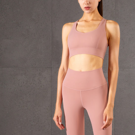 Mesh Panel Sports Bra