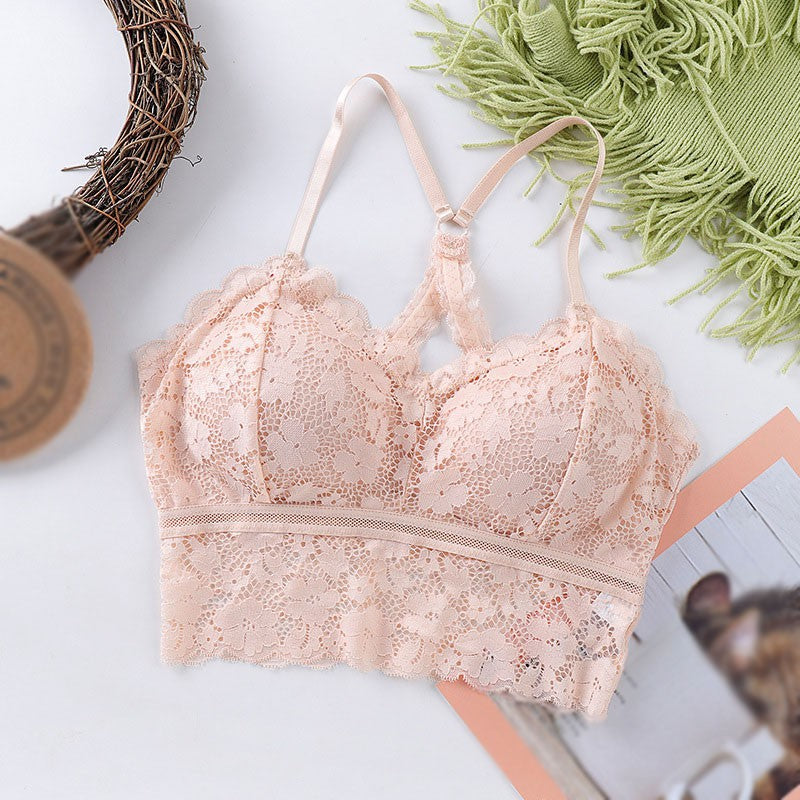 Sexy Underwear Soft Padded Bra wrap top tenue sexy femme Fitness Tops Brassiere Bralette Bra for women