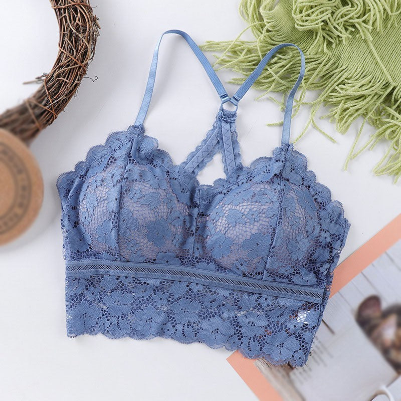 Sexy Underwear Soft Padded Bra wrap top tenue sexy femme Fitness Tops Brassiere Bralette Bra for women