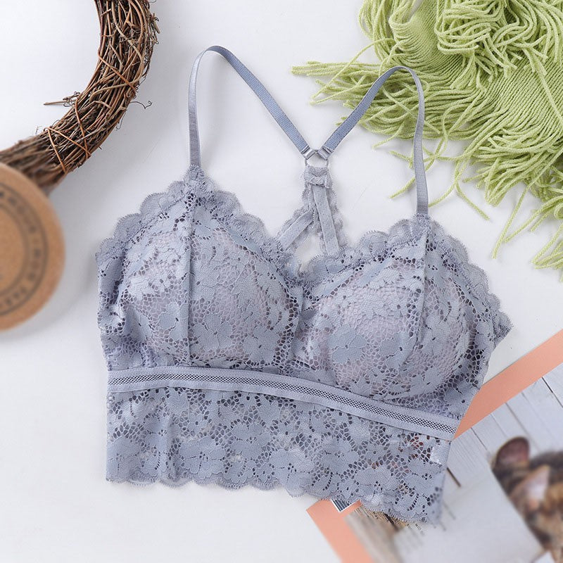 Sexy Underwear Soft Padded Bra wrap top tenue sexy femme Fitness Tops Brassiere Bralette Bra for women
