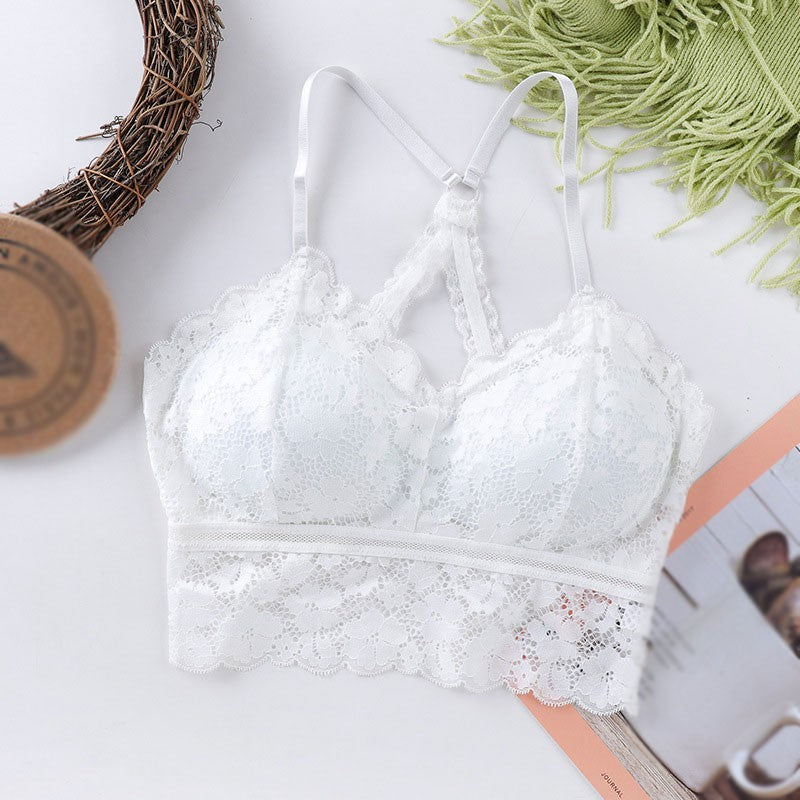 Sexy Underwear Soft Padded Bra wrap top tenue sexy femme Fitness Tops Brassiere Bralette Bra for women