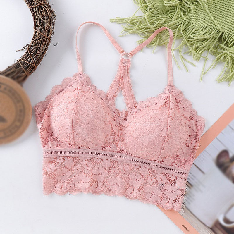 Sexy Underwear Soft Padded Bra wrap top tenue sexy femme Fitness Tops Brassiere Bralette Bra for women