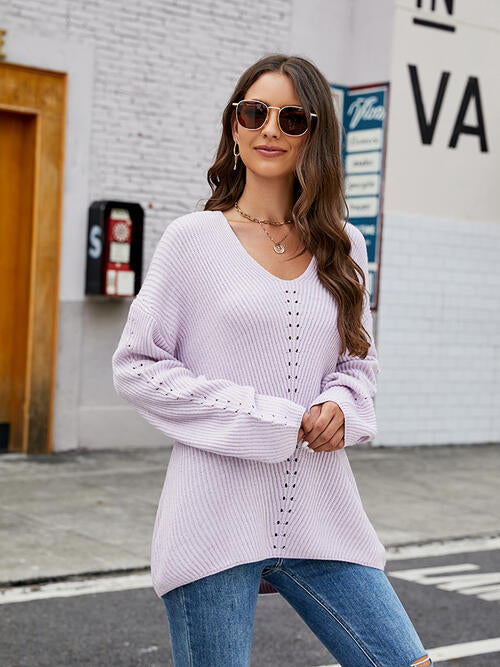Drop Shoulder Sweater