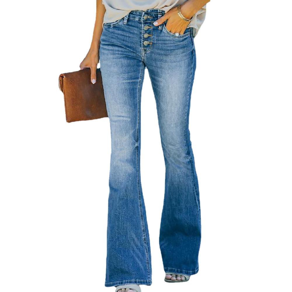 Mel's Classic Stretchy Flare Bell Bottom Jeans